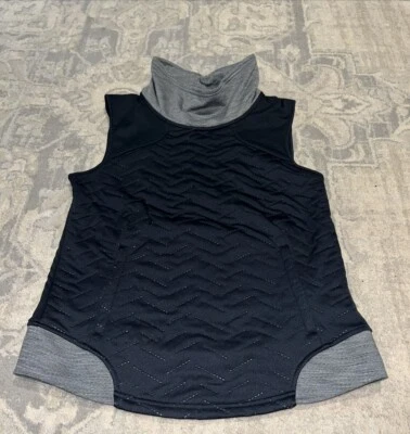 Under Armour Womens Sleeveless Cold gear Reactor Pullover  Black Sz Large Gray - Image 1 of 4