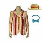 Veste cosplay cosplay cosplay Mary Poppins Bert avec chapeau et nœud papillon