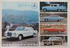 Mercedes-Benz 1967 Price List 300Se 600 Limousine Pullman 200 Sedan 250Se 230Sl