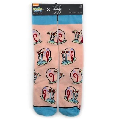 Odd Sox SpongeBob экипажа носки Gary улитка мужской женщин розовый синий Y2K весело подарок - Изображение 1 из 4