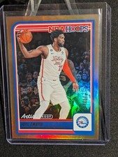 Joel Embiid 2023-24 Panini NBA Hoops Artist Proof Gold /10 Philadelphia 76ers