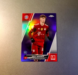 Paul Wanner RC Rookie Card - 2021 Topps Chrome Bundesliga - Purple /299 - Bild 1 von 2