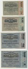 Wetzlar  Wertbeständige Notgeld  4,20  + 2,10 + 1,05 +  0,42  Gold Mark  ( 1095