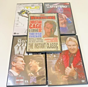 Wrestling DVD Lot Of 5 Movies WWF WWE TNA TLC - Picture 1 of 20