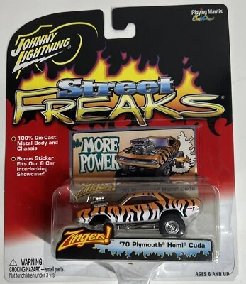 Johnny Lightning 1970 PLYMOUTH HEMI 'CUDA Mr More Power ZINGERS NUEVO/MUY BUEN ESTADO Foto 1 de 2