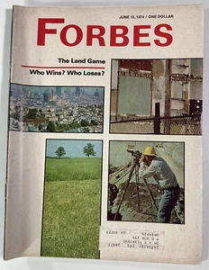 Forbes Magazine Vtg 1974 Rare Ads Land Boom Jantzen Fiat Iowa Beef Lampoon - Picture 1 of 24