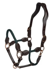 Henri de Rivel Leather Rope Halter - Picture 1 of 6