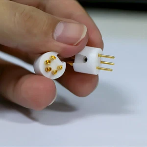 Vergoldeter 5-Pin Tonarm DIN Stecker HiFi Audio Stecker Isolierung Stecker DIY - Picture 1 of 9