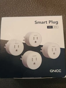 GNCC, SP01, Smart WiFi Plug 4 pack Works With Amazon Alexa & Google Assistant - Picture 1 of 2