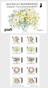 finland 2025 Meadow Flowers fleurs blumen flora fiori nature 10v BOOKLET - Picture 1 of 1