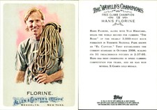 Hans Florine 2010 Topps Allen & Ginter #128 Card