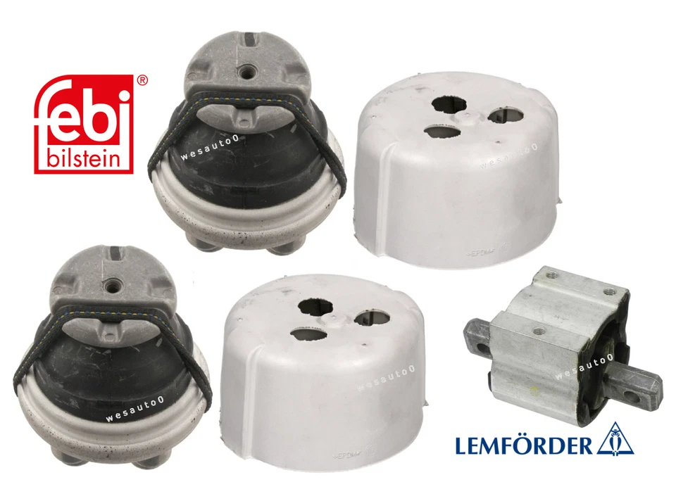 Juego de montaje de motor y transmisión OES de 3 piezas para Mercedes CL S SL AMG Foto 1 de 1