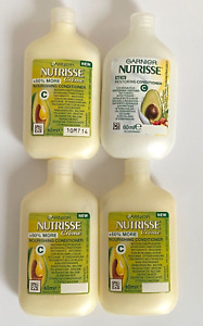4 x Garnier Nutrisse Nourishing & Restoring Conditioner Cream - 60ml Each - New
