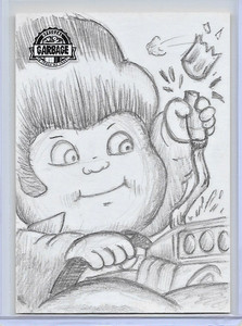 2023 TOPPS GARBAGE PAIL KIDS KRASHERS SERIES 4 SKETCH CARD 1/1 ROO BEEO GREG GPK