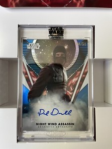 2023 Topps Star Wars Signature Series Night Wind Assassin Paul Darnell Auto Boba