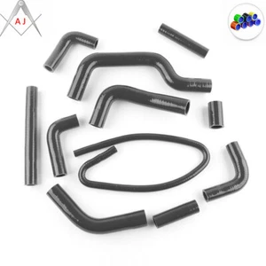 For DUCATI MONSTER S4 01-03 01 02 03 Black Silicone Radiator Coolant Hoses Kit - Picture 1 of 11