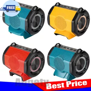 Portable HIFI Bluetooth Speaker Stereo For Dewalt For Makita 18V Li-ion Battery - Picture 1 of 17