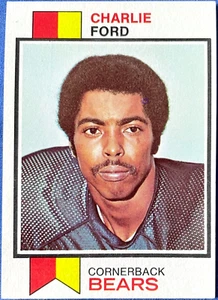 1973 Topps CHARLIE FORD #451, Chicago Bears, quasi nuovo-MT, bel bordo - Foto 1 di 2