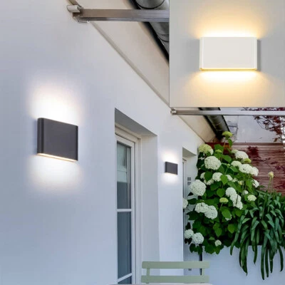 12W Modern LED Wall Light Up/Down Porch Sconce Fixtures Lamp Bedroom Outdoor NEW - image 1 of 4