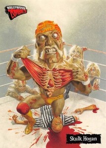 HOLLYWOOD ZOMBIES TOPPS 2007 #7 SKULK HOGAN (HULK HOGAN PARODY)
