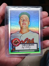 2007 Topps '52 Debut Flashbacks Chrome Refractor DFC6 Curt Schilling 371/552 Sox