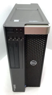 Dell Precision T7810 | (2) Xeon E5-2697 V3 | 48GB DDR4 | RX580 | NVMe | Win 10P - Image 1 of 4