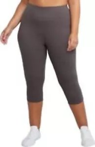Hanes Just My Size Women's Plus Stretch Jersey Capri Leggings - Picture 1 of 1
