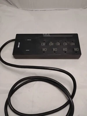 Woods  9 outlet ground/surge protector w/3 phone jacks #PS-901FT-1 - Image 1 of 3