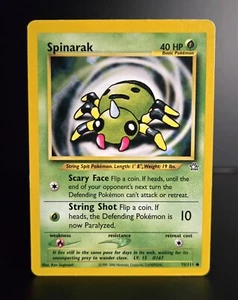 Pokémon TCG - SPINARAK - 75/111 - UNLIMITED - NEO GENESIS (2000) - WOTC - MP - Bild 1 von 2