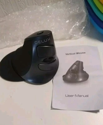 Vertical Mouse Delux M 618 still In Open Box - Image 1 of 4