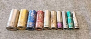 10 PC 3/8" Drive Deep Wall Color Coded SAE Socket Set Pittsburgh Cr-V - Picture 1 of 9