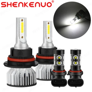 Combo de faros LED altos/bajos + faros antiniebla para Ford F 150 1999-2003 6000K 4 piezas - Imagen 1 de 18