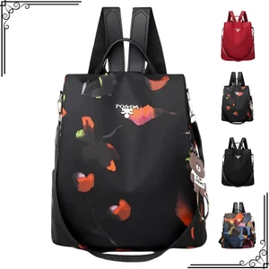 Fashionable Elegant Sling Rucksack Bag Women Black Handbag Backpack Student Pack - Picture 1 of 22