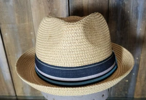 Hat, Fedora, Pork Pie, New With Tags Adjustable 22.5" Eighty Eight Brand - Picture 1 of 14
