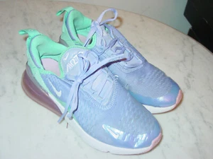 2018 Nike Air Max 270 Twilight Pulse/Light Aqua Youth Running Shoes! Size 4Y - Picture 1 of 12