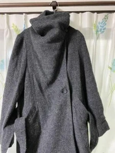 Yohji yamamoto high neck gown trench coat length 100cm 7 - Picture 1 of 4