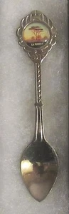 #672) SILVER PLATED TEA SPOON LA PINEDA TOWN PROVINCE TARRAGONA CATALONIA SPAIN - Picture 1 of 2