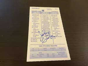 STRAT-O-MATIC Signed Card John Smiley 1995 Reds - Picture 1 of 2