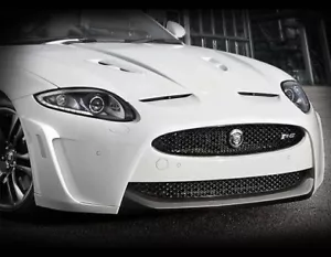 carbon fiber bumper apron replacement real carbon fiber for Jaguar XKR-S - Foto 1 di 1
