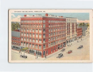 Postcard Congress Square Hotel Portland Maine USA - Picture 1 of 2