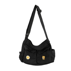Canvas Messenger Bag Large Hobo Crossbody Bags with Multiple Pockets,School V... - Picture 1 of 6