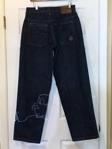 VINTAGE PLATIN FUBU FAT ALBERT HERRENGRÖSSE 32 X 32 JEANS - Bild 1 von 12