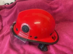 PACIFIC Fire & Rescue Service heavy Recovery Made With KEVLAR Helmet RED - Picture 1 of 11