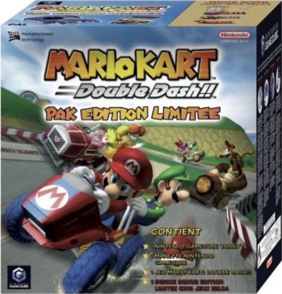 Gamecube Pack Mario Kart + Jeux et accessoires - Photo 1/1