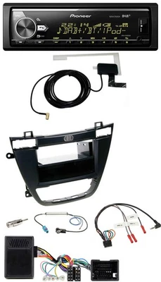 Pioneer Bluetooth DAB USB Lenkrad Autoradio für Opel Insignia ab 08 schwarz - Bild 1 von 4