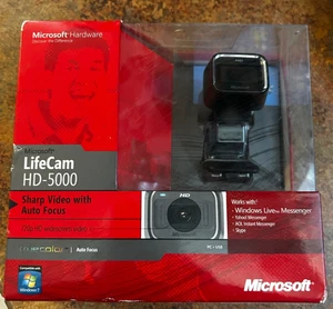 Cámara web Microsoft LifeCam HD-5000 720p HD -NUEVA - Imagen 1 de 6