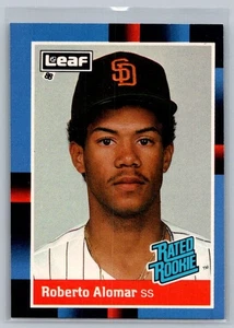 1988 Leaf Rated Rookie Roberto Alomar #34 - Picture 1 of 2