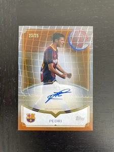 PEDRI TOPPS FC BARCELONA 125 YEARS ANNIVERSARY ENGLISH BB-PE AUTOGRAPH /25 - Bild 1 von 2
