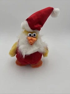 Vintage Dan Dee animiert singend tanzend Weihnachten Huhn "Hühnertanz" 8" - Bild 1 von 6