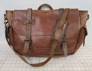 Bolso Mensajero de Cuero Grande Estándar Whipping Post WP - Imagen 1 de 10